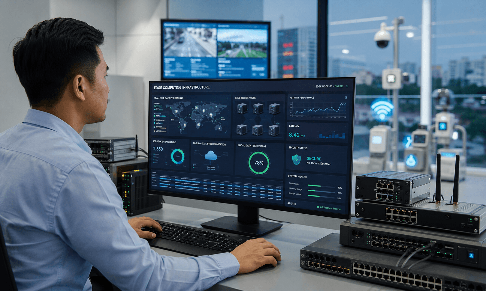 Edge Computing untuk Pemrosesan Data Berkecepatan Tinggi